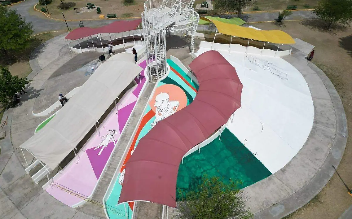 Artistas urbanos alistan mural en Parque Viveros, en Nuevo Laredo Tamaulipas Facebook @ (3)